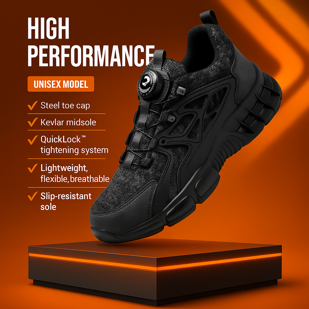 Treadsure Safety Steel Toe Shoes - Comfortable Protection